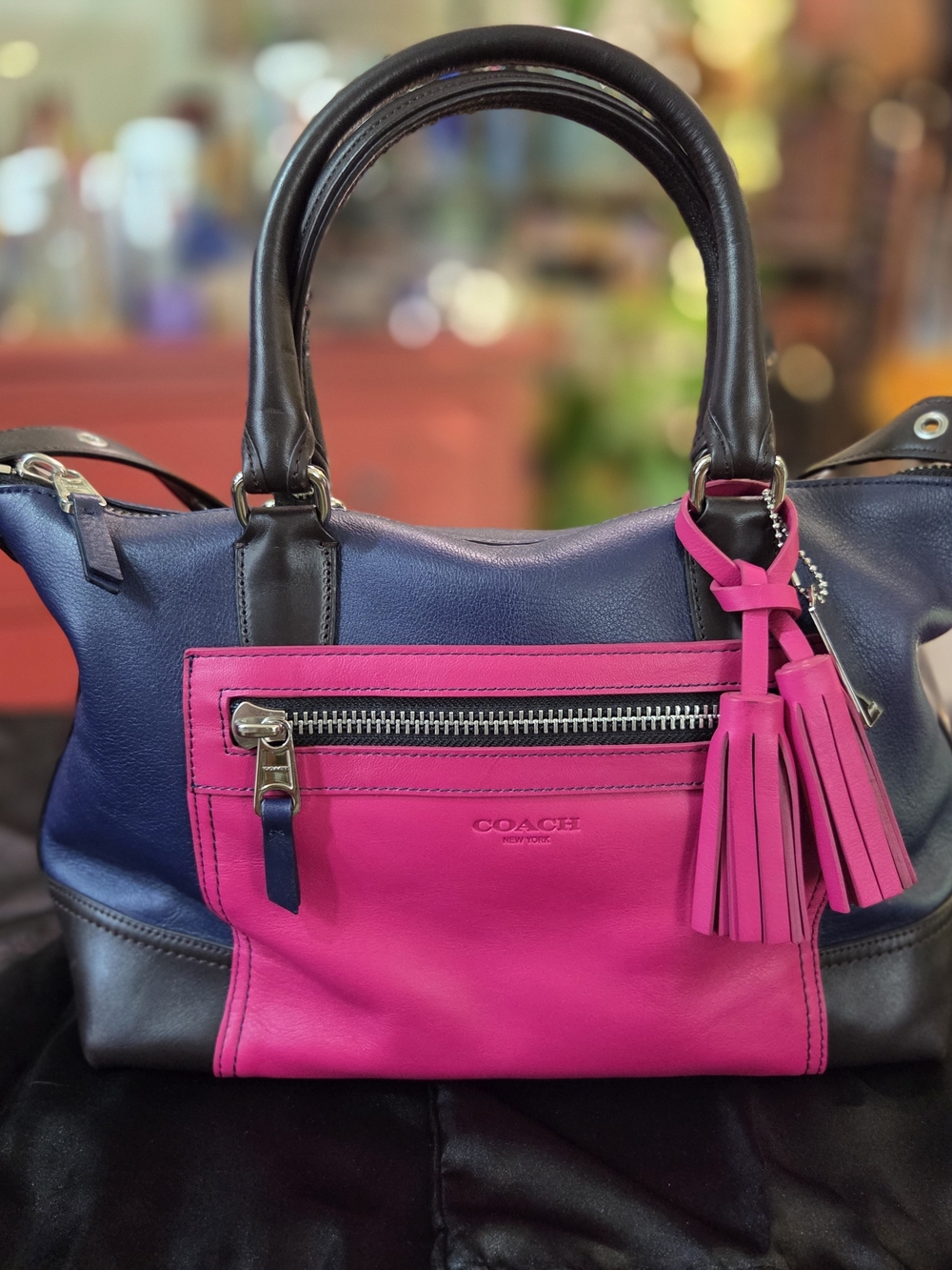 Coach Legacy Color Block Molly Satchel